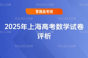 2025年上海高考数学试卷评析